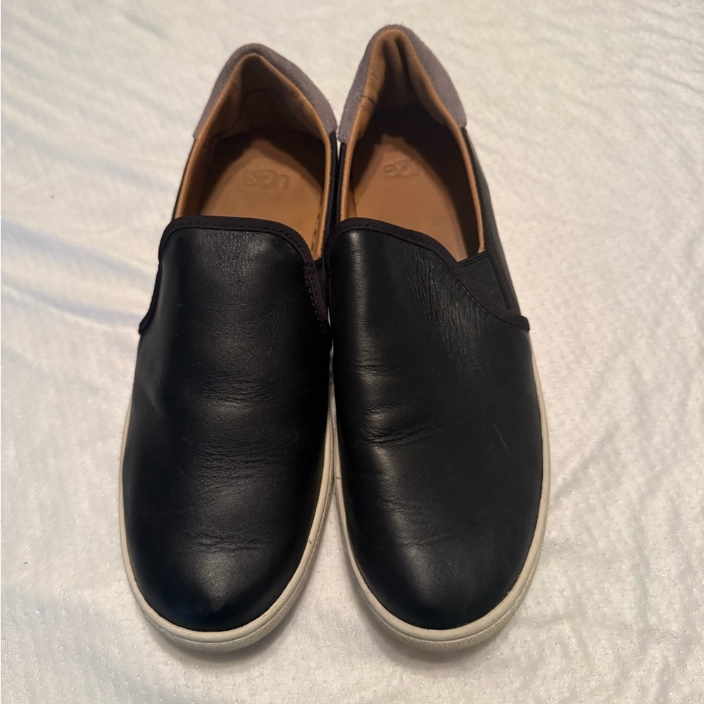 UGG Black Loafers Comfortable Slip-Ons